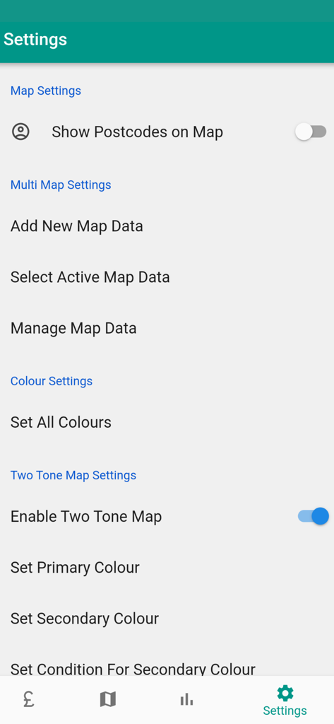 SentTo - UK Postcode Sales Map - Business App | MWM