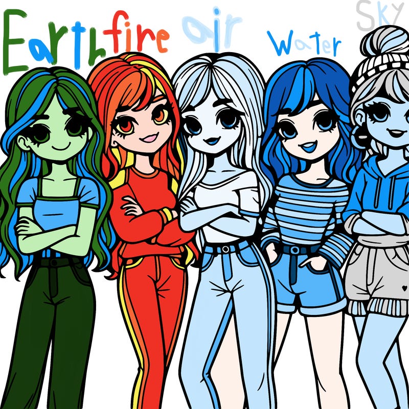 group of girl friends