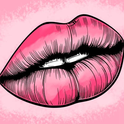 realistic lips