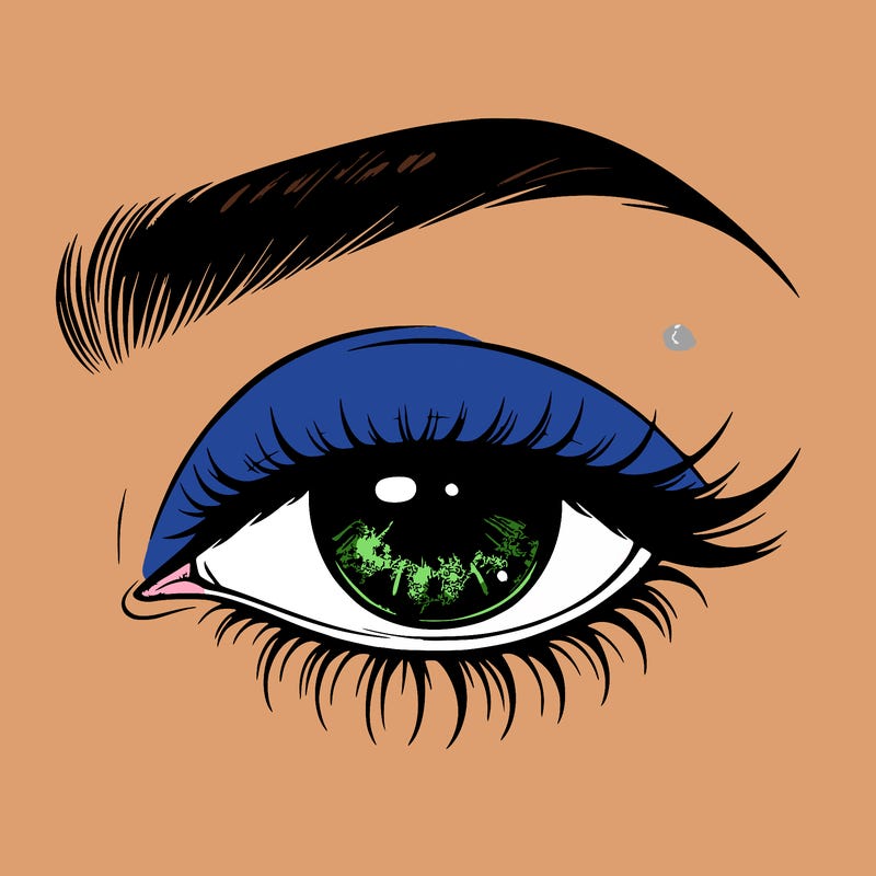 eye closed realistic