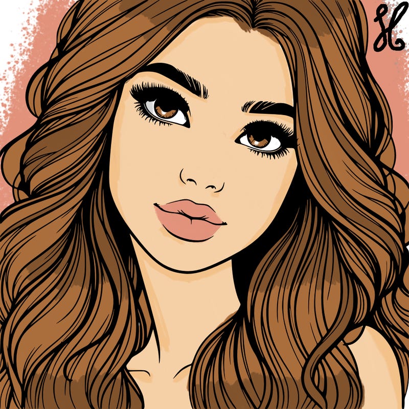 beautiful realistic girl