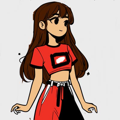 girl in a cute crop top