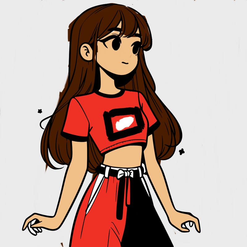 girl in a cute crop top