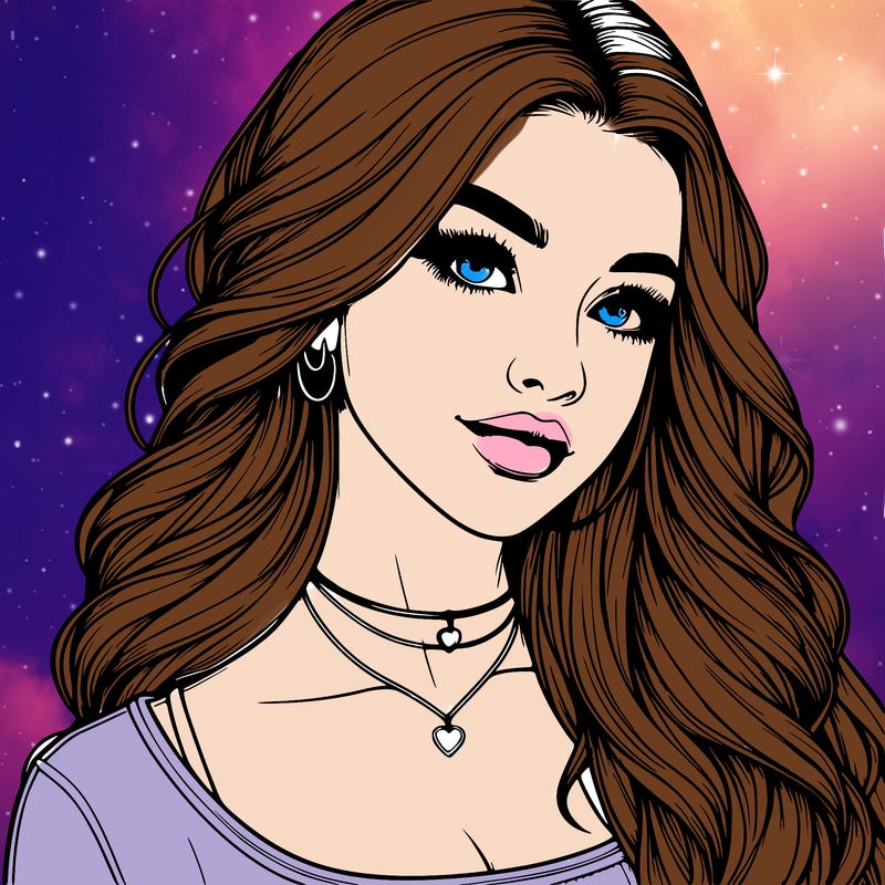 detailed realistic girl