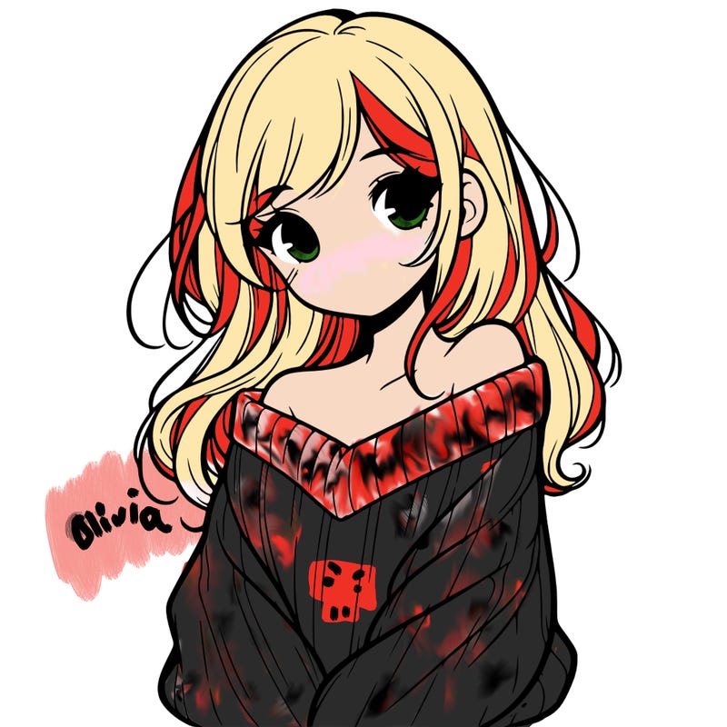 shy pretty girl wearing a sweater that is falling off one shoulder portrait