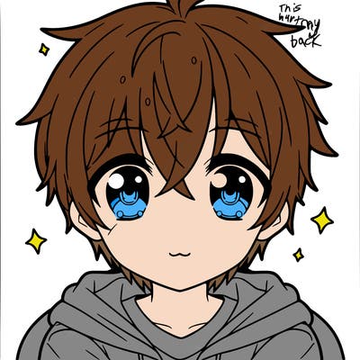 cute anime boy