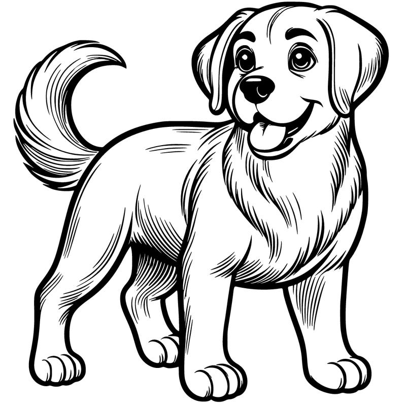 realistic dog