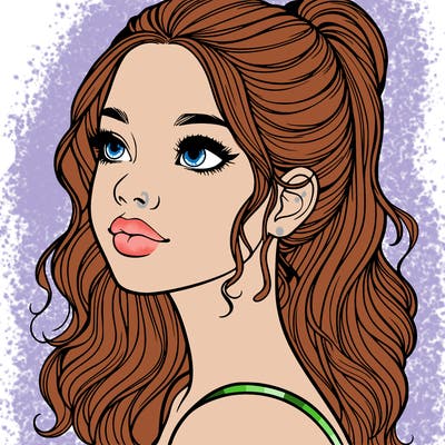 beautiful realistic girl