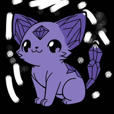 crystal kitten