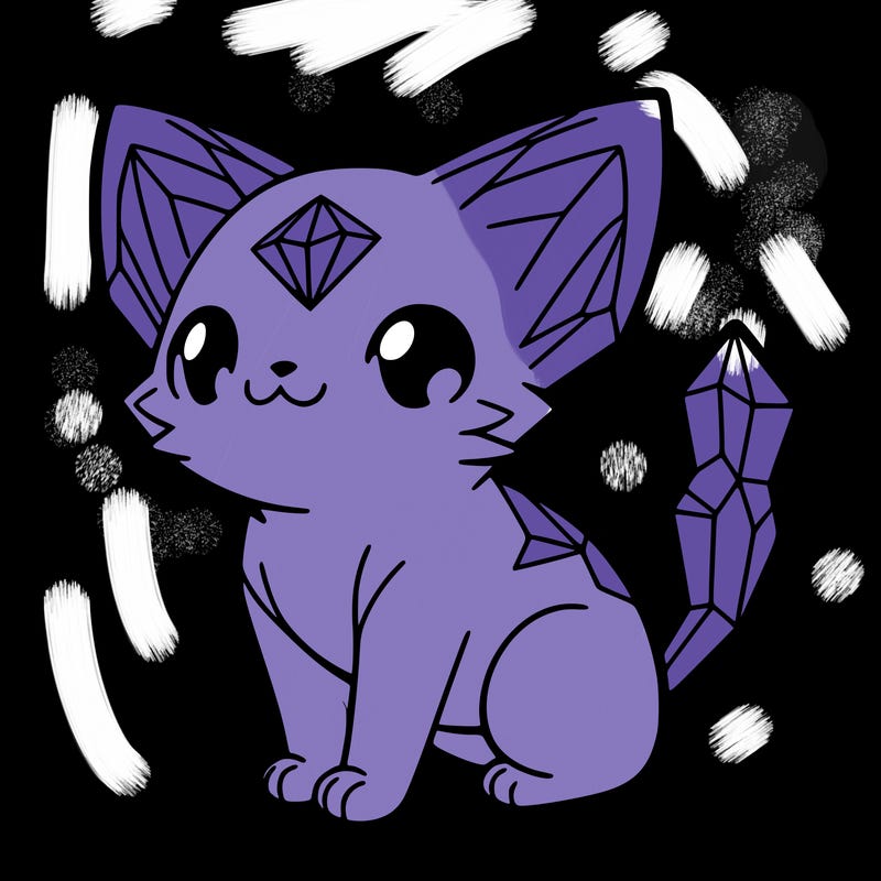 crystal kitten