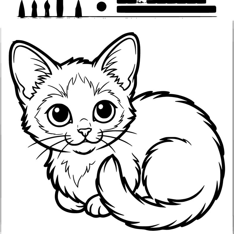 cute siamese kitten with blue eyes