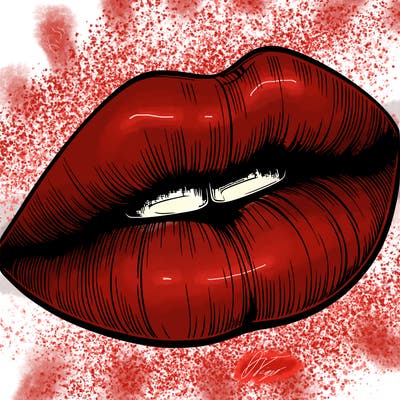 realistic lips