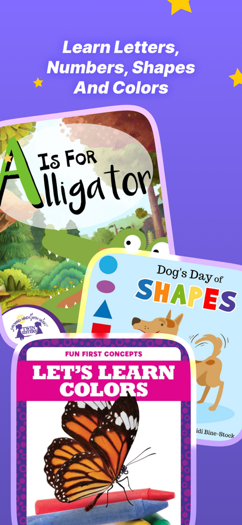 MagicBlox: Reading Books - Childrens books in MagicBlox app for learning letters shapes and colors