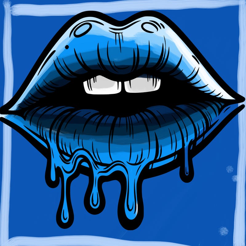 lips that look realistic and drip