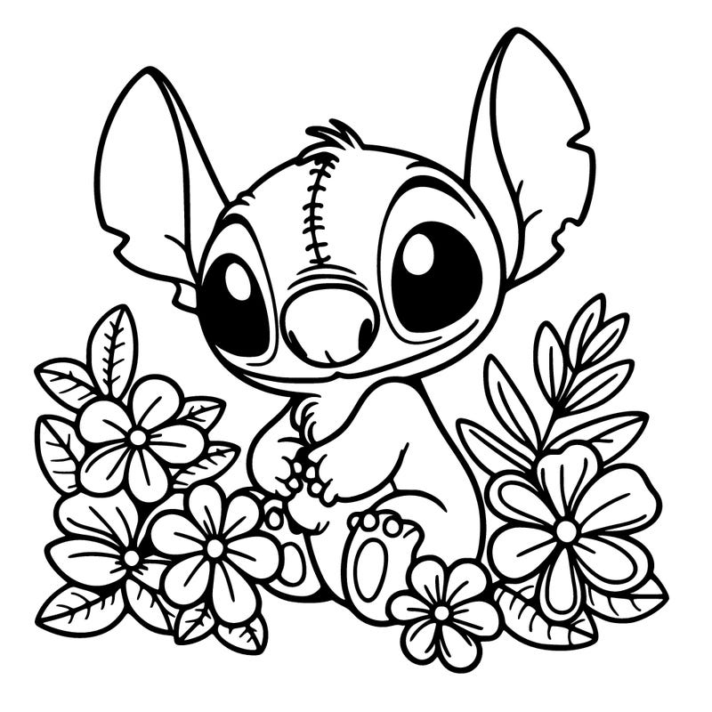 stich and flowers