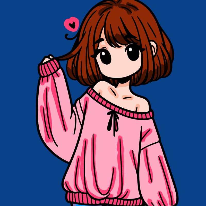 girl in baggy sweater hanging off her shoulder