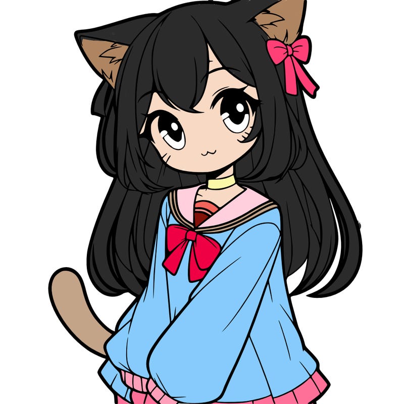 cat anime girl