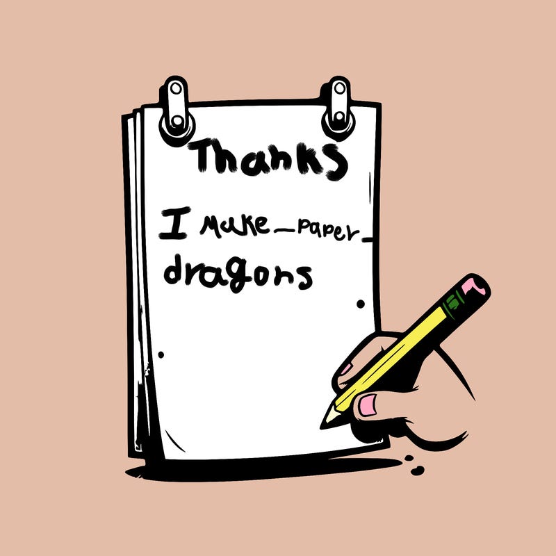 blank piece of paper