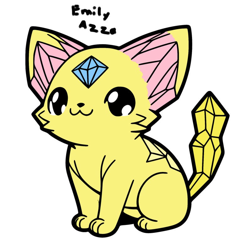 crystal kitten