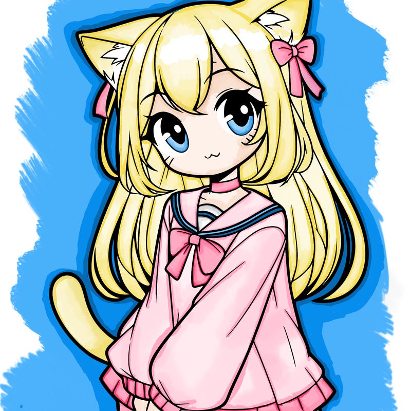 cat anime girl