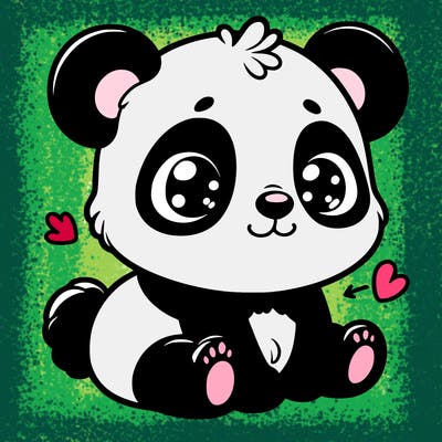 cute baby panda