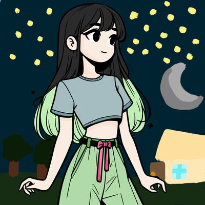 girl in a cute crop top