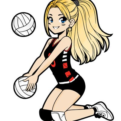 volleyball girl