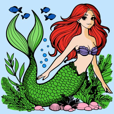 realistic mermaid