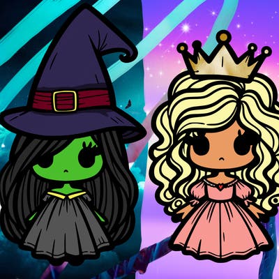 elphaba and glinda