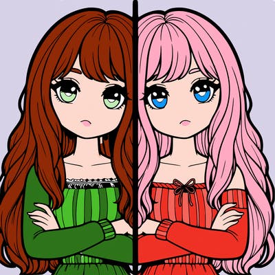 realistic girls split