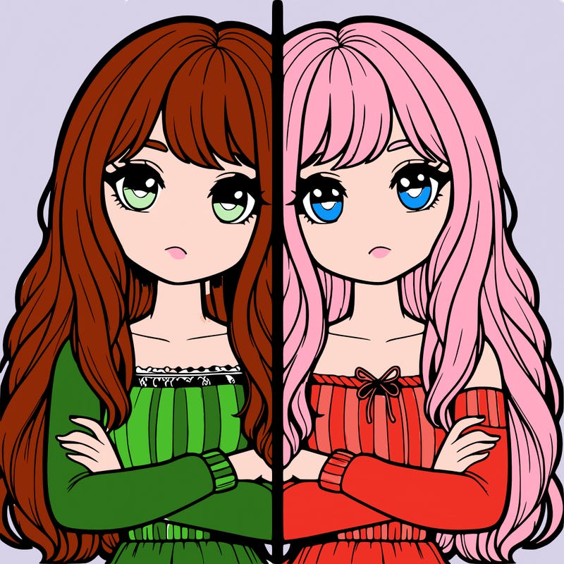 realistic girls split