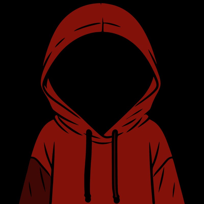 faceless girl in hoodie