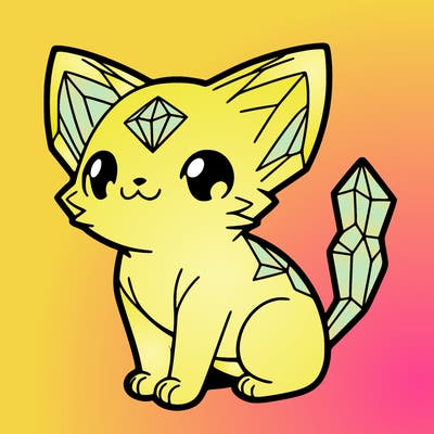 crystal kitten