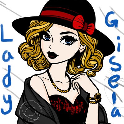 stylish evening girl