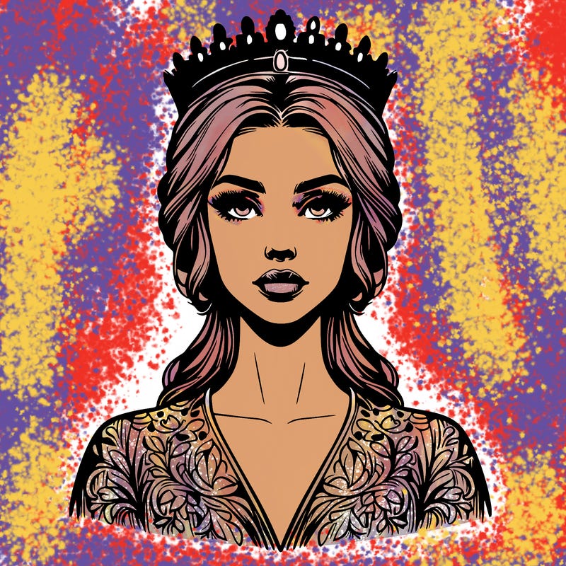 realistic beautiful queen