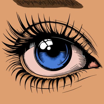 realistic eye