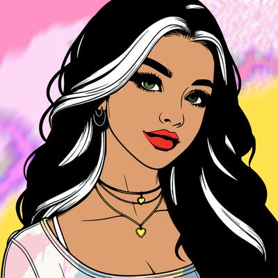 detailed realistic girl