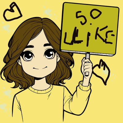 realistic girl holding up a sign