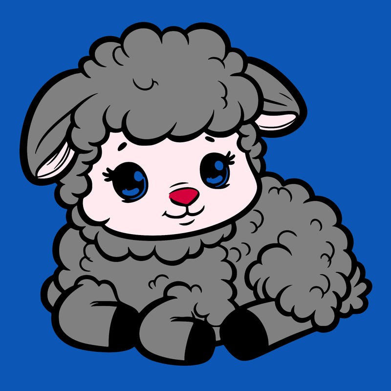 a baby sheep
