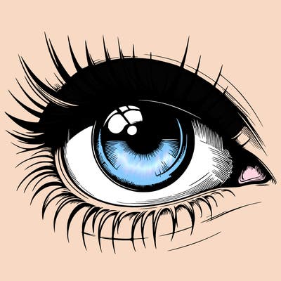 realistic eye
