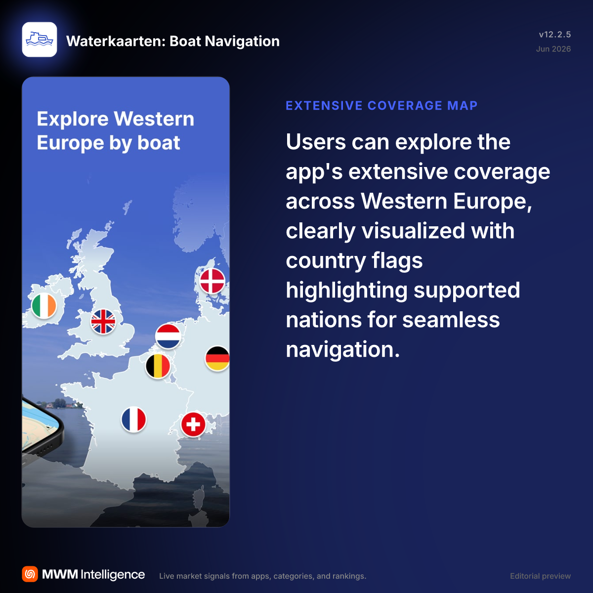 Waterkaarten: Boat Navigation - Navigation App | MWM