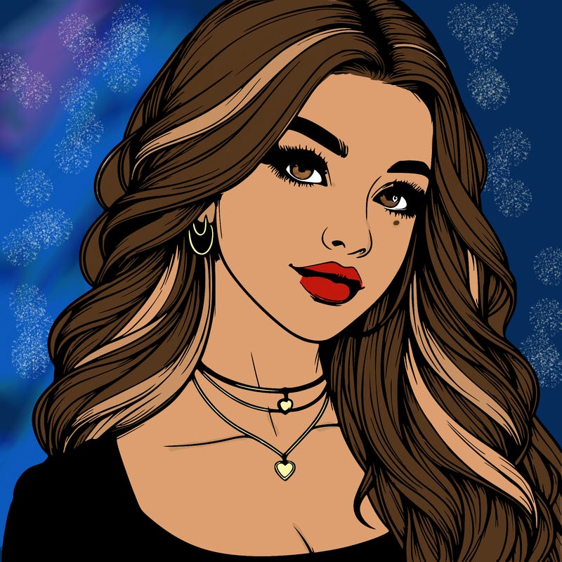 detailed realistic girl