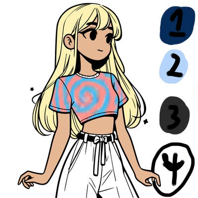 girl in a cute crop top