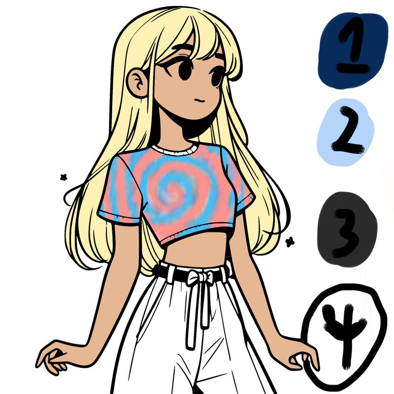 girl in a cute crop top