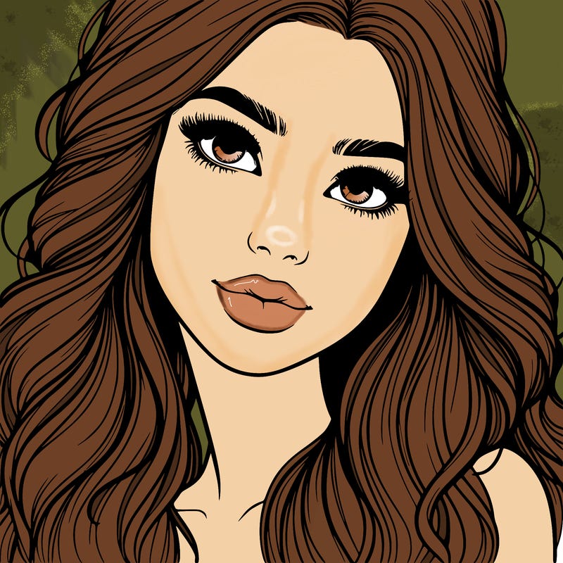 beautiful realistic girl