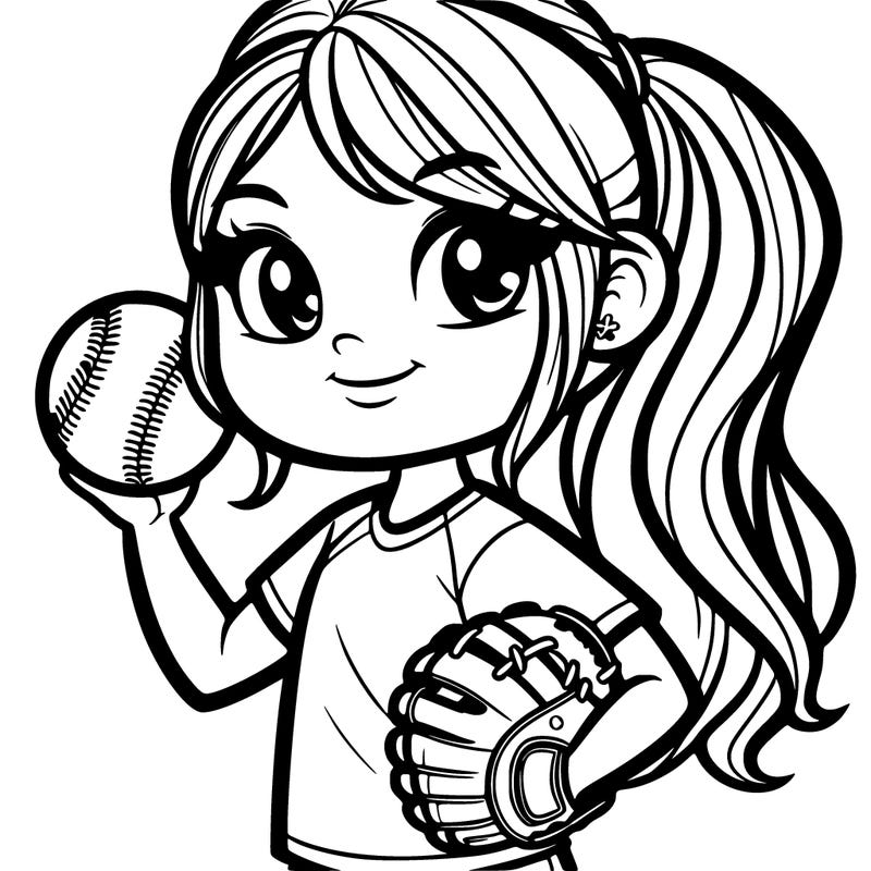 softball girl