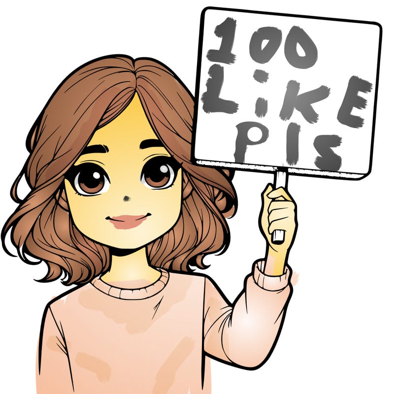 realistic girl holding up a sign