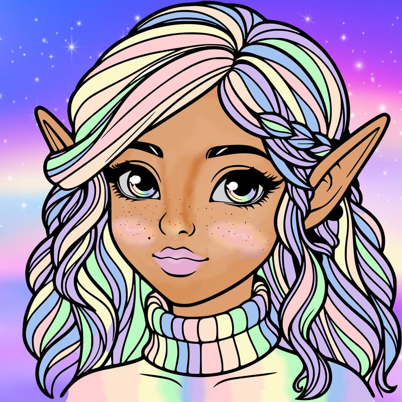 realistic girl elf