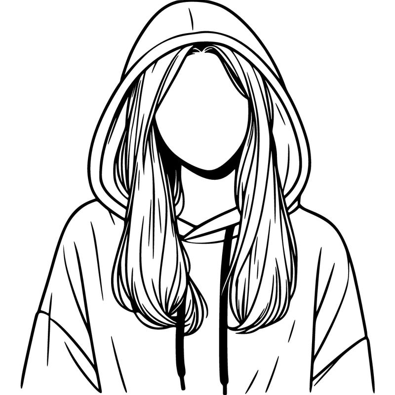female hoodie.