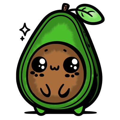 cute avocado